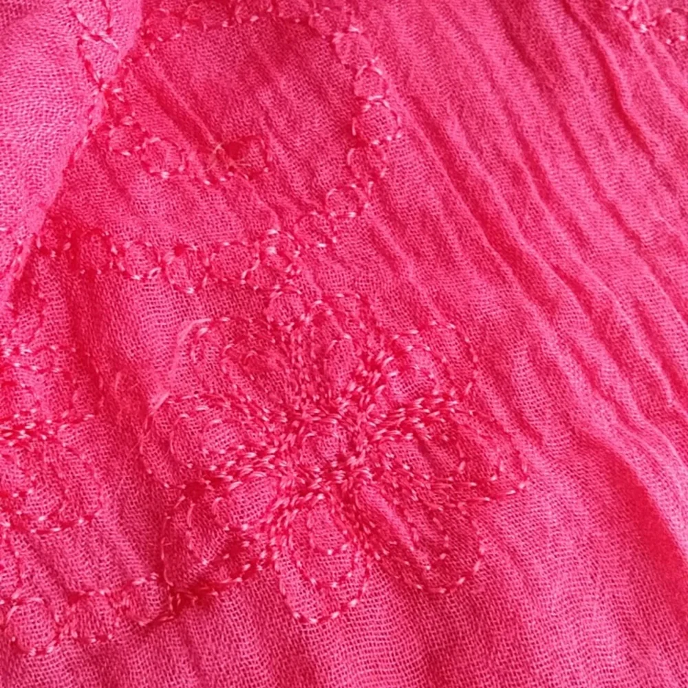 New York & Company Floral Embroidered Scarf